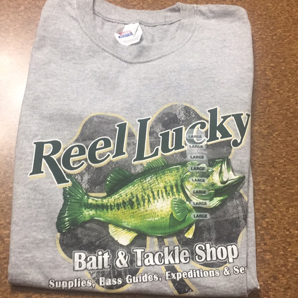 Reel Lucky Bait and Tackle T Shirt